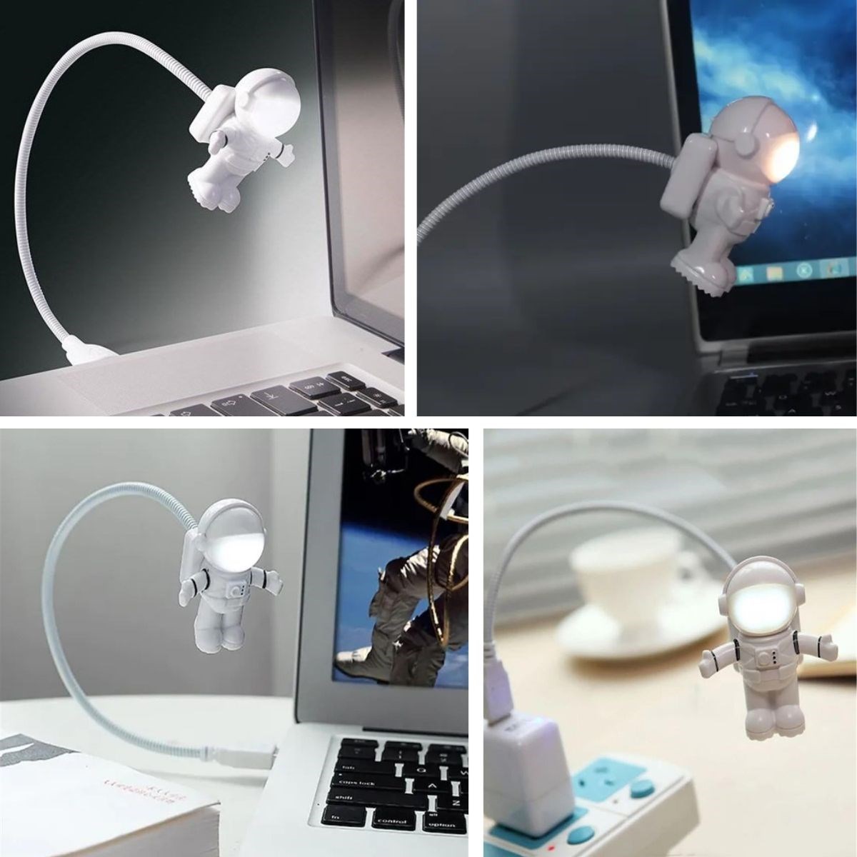 USB Astronot Gece Lambası, Masa Lambası, Kitap Okuma Lambası Işığı (5271) USB Astronot Gece Lambası, Masa Lambası, Kitap Okuma Lambası Işığı (5271)