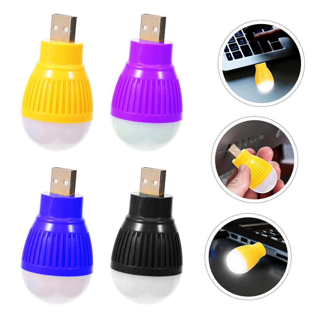 USB BEYAZ GECE LAMBASI MİNİ AMPUL AYDINLATMA (5271)