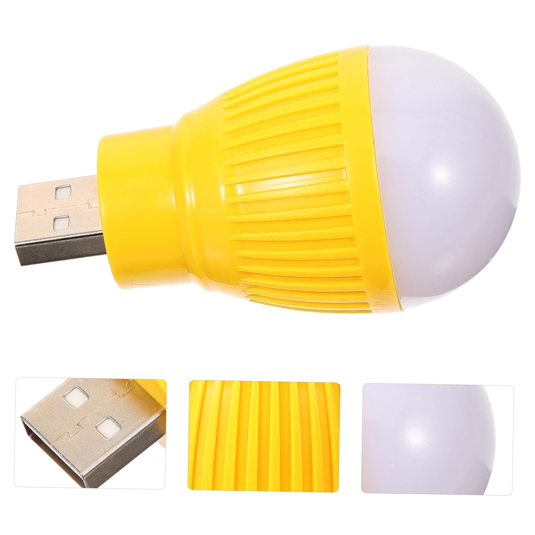 USB BEYAZ GECE LAMBASI MİNİ AMPUL AYDINLATMA (5271)