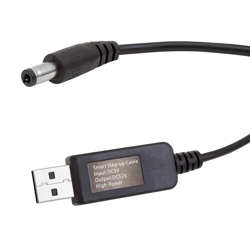 USB TO DC 5.5*2.5MM UÇLU 12 VOLT - 1 AMPER 5 VOLT TO 12 VOLT ÇEVİRİCİ ADAPTÖR (5271)
