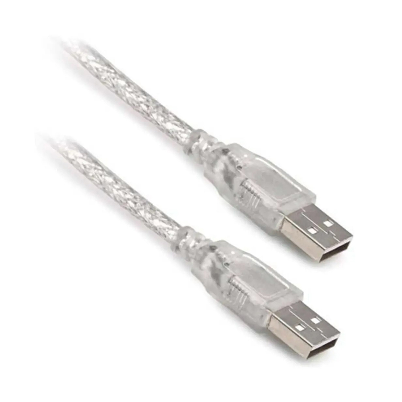 USB ERKEK-ERKEK KABLO 3 METRE ŞEFFAF (5271)