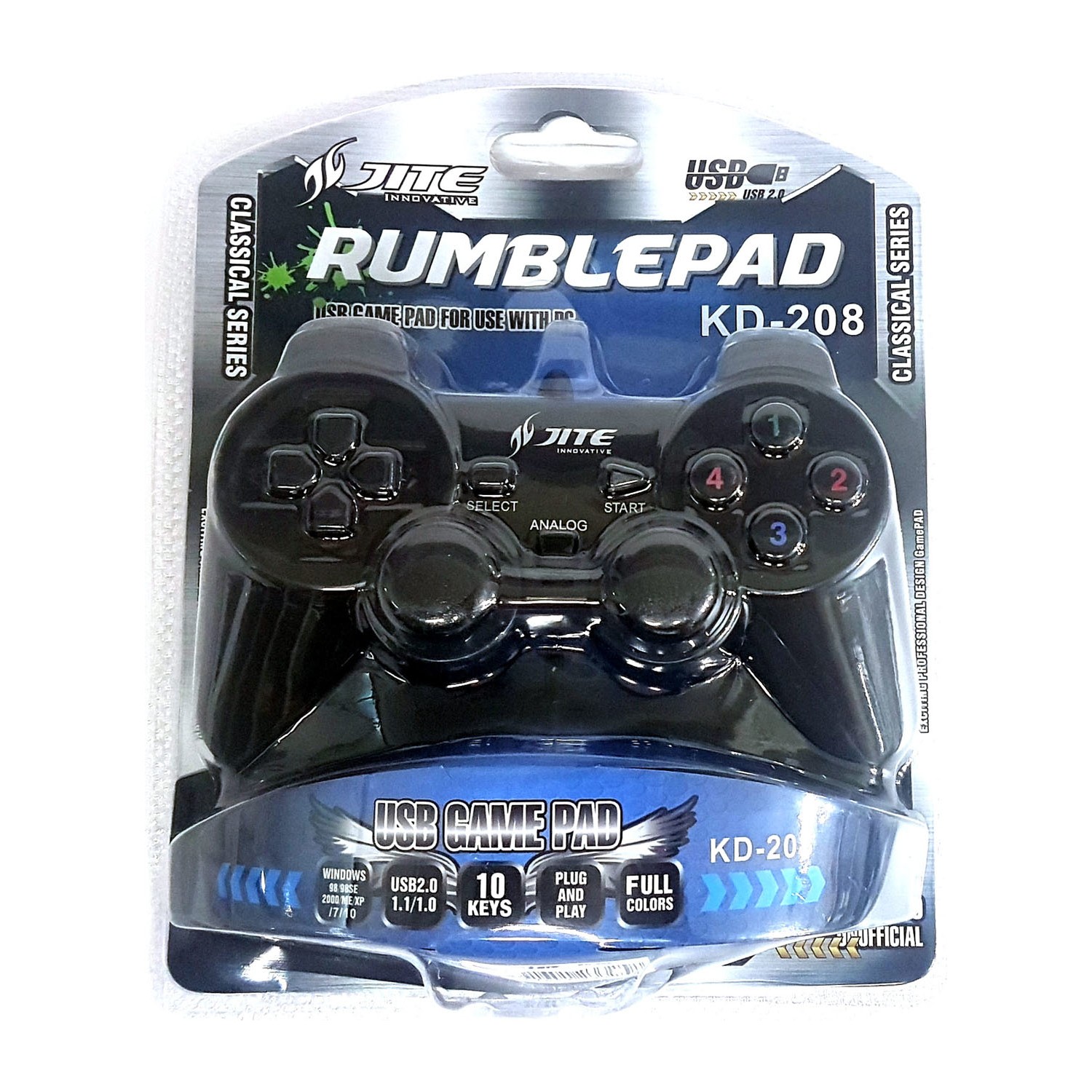USB GAME PAD JOYSTICK TİTREŞİMLİ ANALOG OYUN KOLU (5271) USB GAME PAD JOYSTICK TİTREŞİMLİ ANALOG OYUN KOLU (5271)