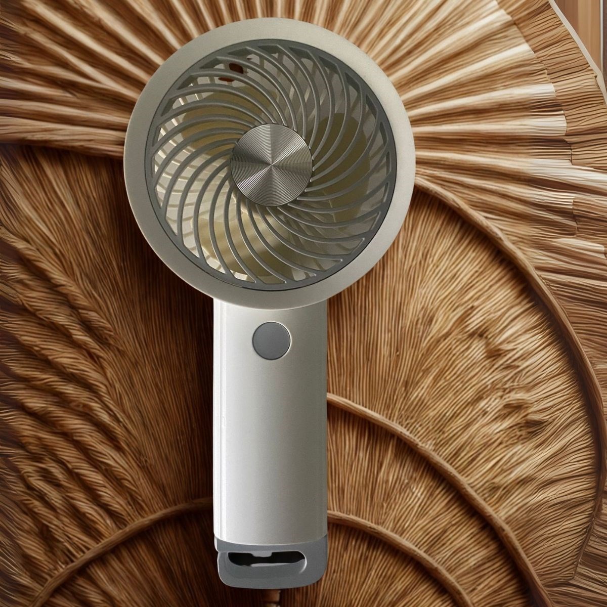 USB ile Şarj Olabilen 3 Ayarlı Fan Modlu Çanta Tipi El Fanı (5271)