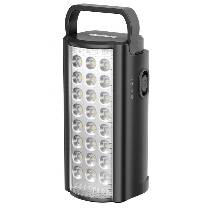 USB Şarj Çıkışlı 24 LED 80 Saat Akülü Şarjlı Işıldak (5271)