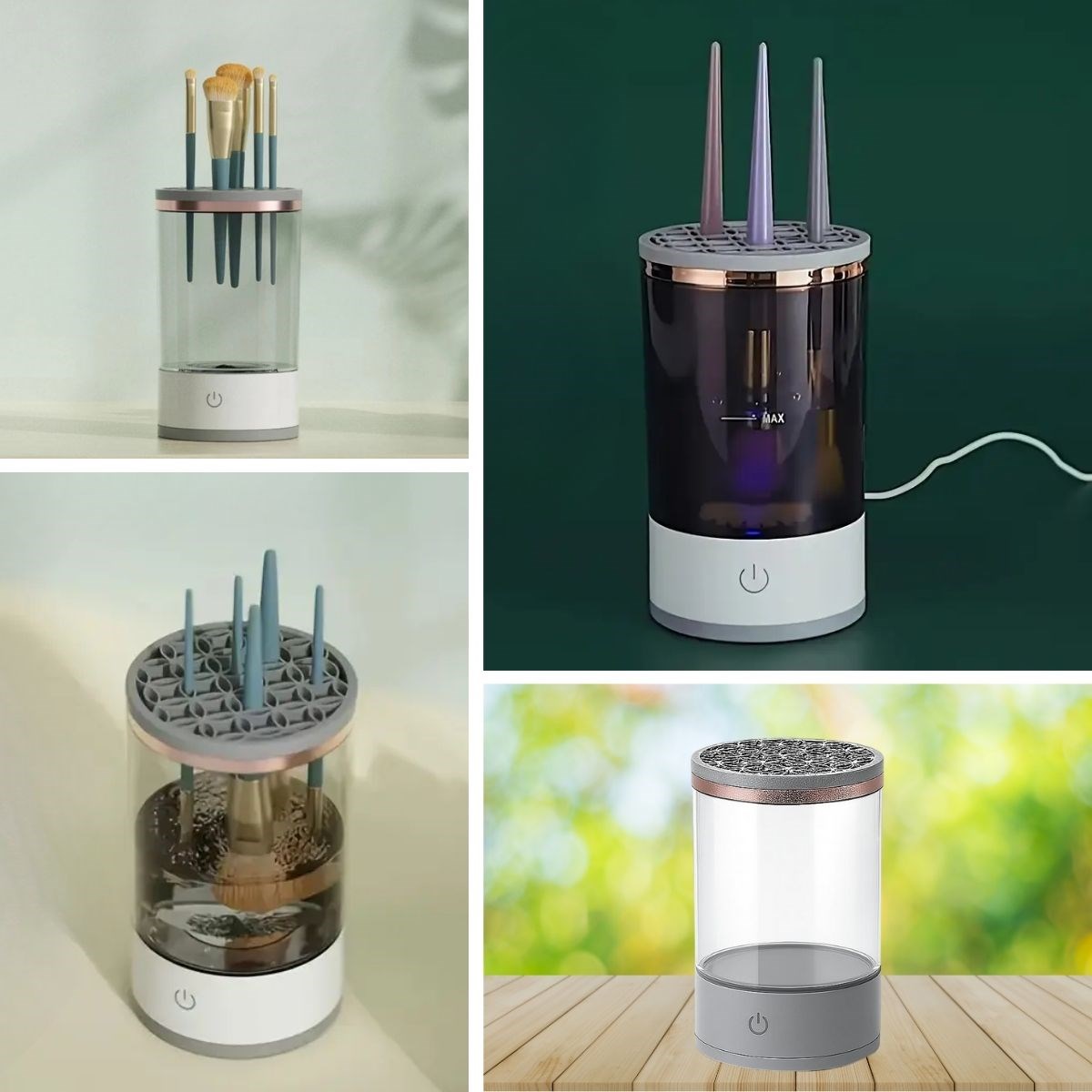 USB Şarjlı Makyaj Fırçası Temizleyici Aparat Hızlı Kurutmalı, Çok Yönlü Fırça Temizleyici (5271) USB Şarjlı Makyaj Fırçası Temizleyici Aparat Hızlı Kurutmalı, Çok Yönlü Fırça Temizleyici (5271)