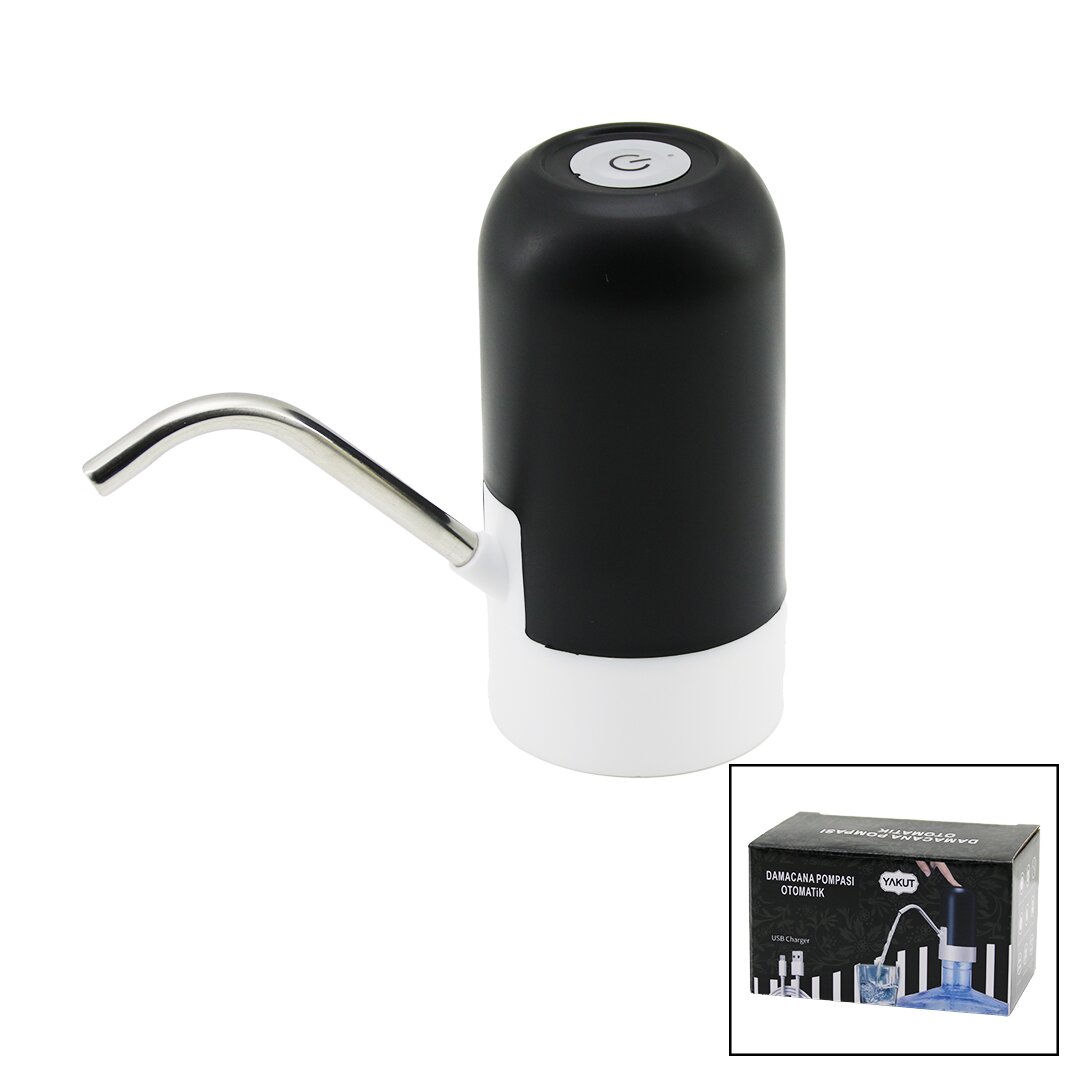 USB ŞARJLI - OTOMATİKDAMACANA SU POMPASI ŞARJ GÖSTERGELİ - DOKUNMATİK DÜĞME 4W - 5V (5271)