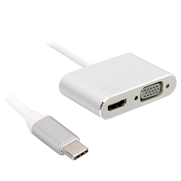 USB TYPE-C TO HDMI-VGA ADAPTÖR 2 IN 1 APARAT (5271)