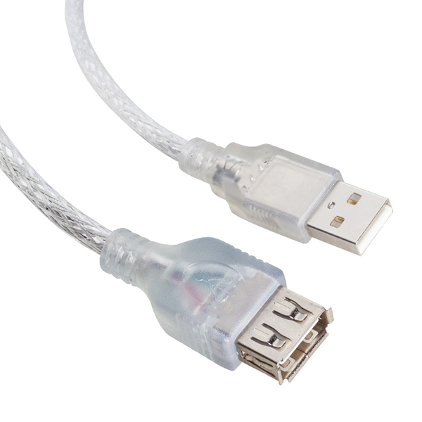 USB UZATMA KABLOSU 1.5 METRE 2.0V ŞEFFAF (5271)