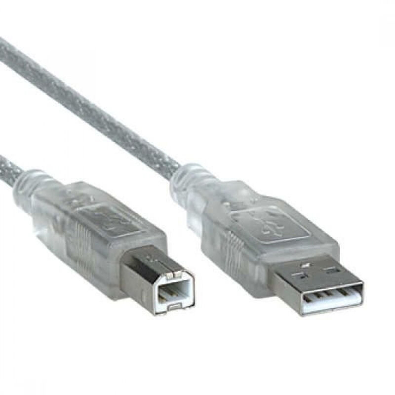 USB YAZICI KABLOSU ŞEFFAF 2.0V 3 METRE  *SL-U2003 (5271)
