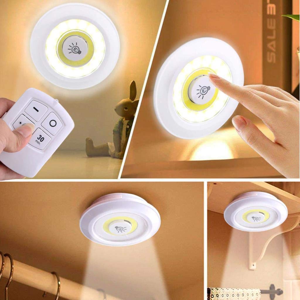 Uzaktan Kumandalı Yapışkanlı Led Spot Lamba (5271)
