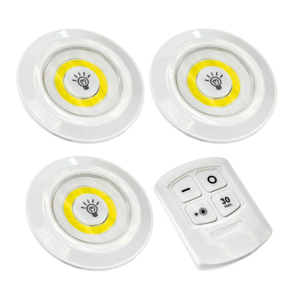 Uzaktan Kumandalı Yapışkanlı Led Spot Lamba (5271) Uzaktan Kumandalı Yapışkanlı Led Spot Lamba (5271)