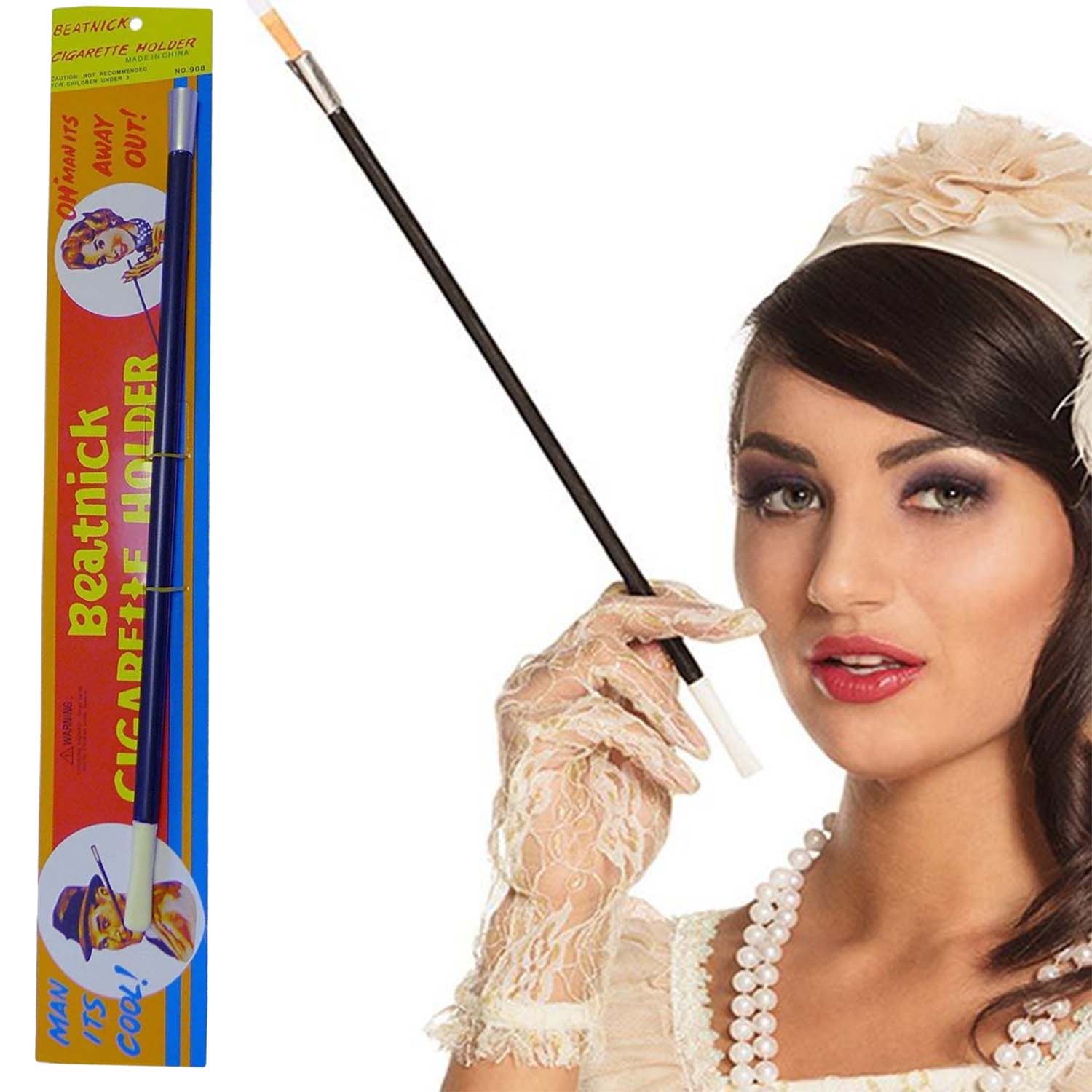 Uzun Sigara Ağızlık 70li 80li 90lı Yıllar Retro Parti 30 cm (5271)