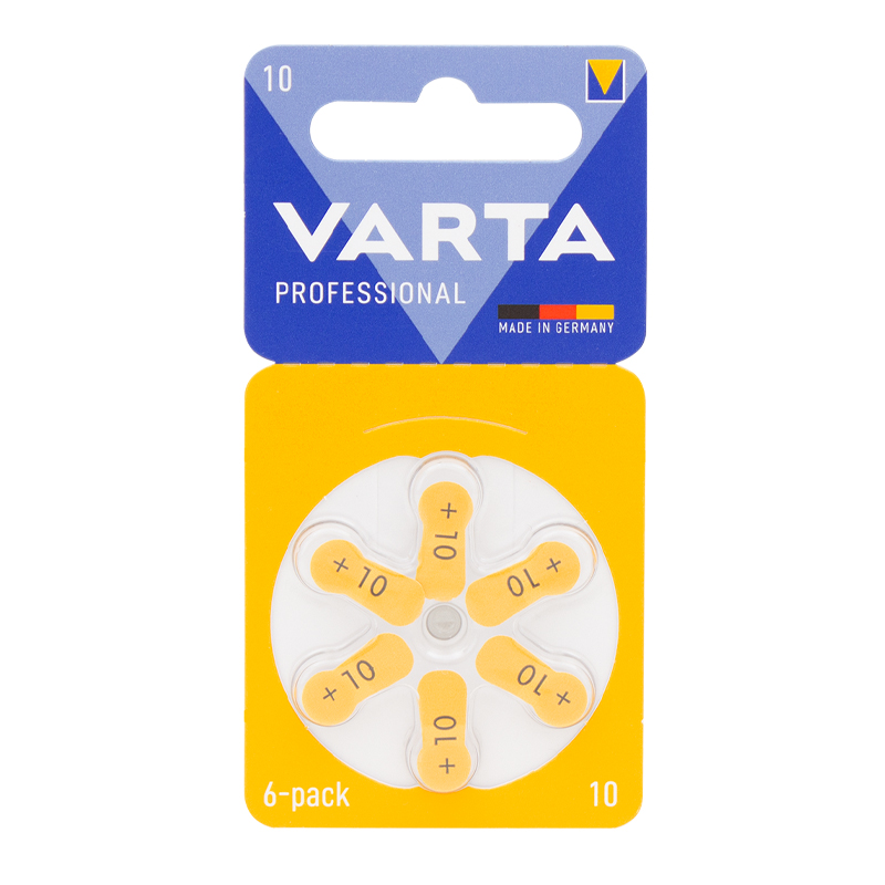 VARTA 10 NO KULAKLIK PİLİ 6LI PAKET (5271)