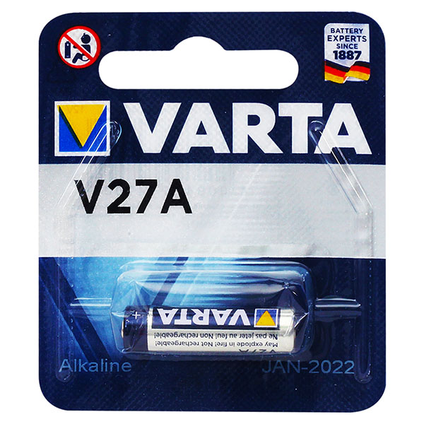 VARTA 27A 12 VOLT ALKALİN PARA PİL TEKLİ PAKET FİYAT (5271)