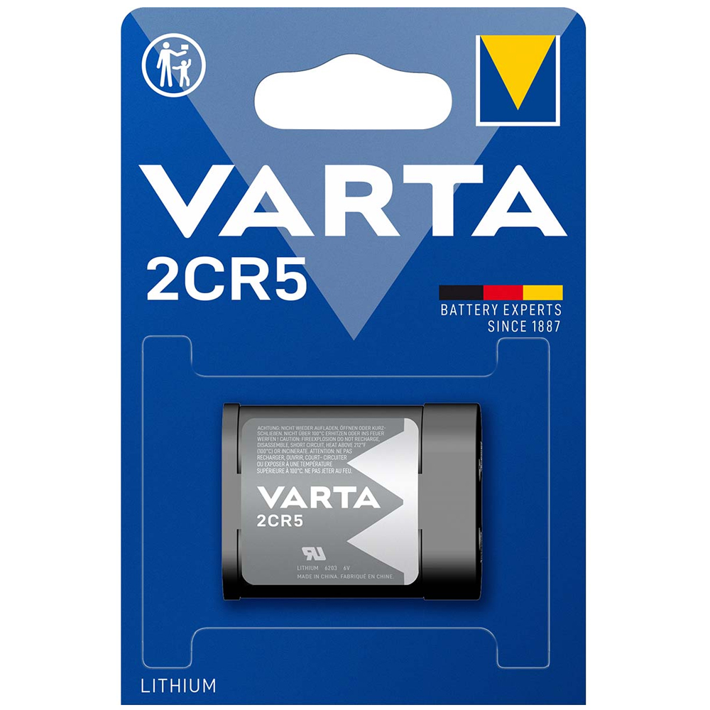 VARTA 2CR5 6 VOLT LİTYUM FOTOĞRAF MAKİNESİ PİLİ (5271)