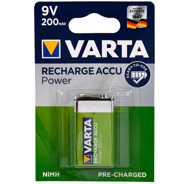 VARTA 9 VOLT 200 MAH ŞARJLI PİL (5271)