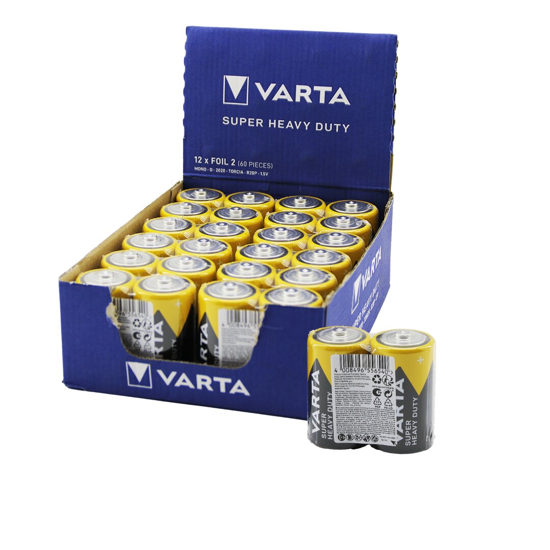 VARTA  BÜYÜK  PİL  D   24PCS (5271)