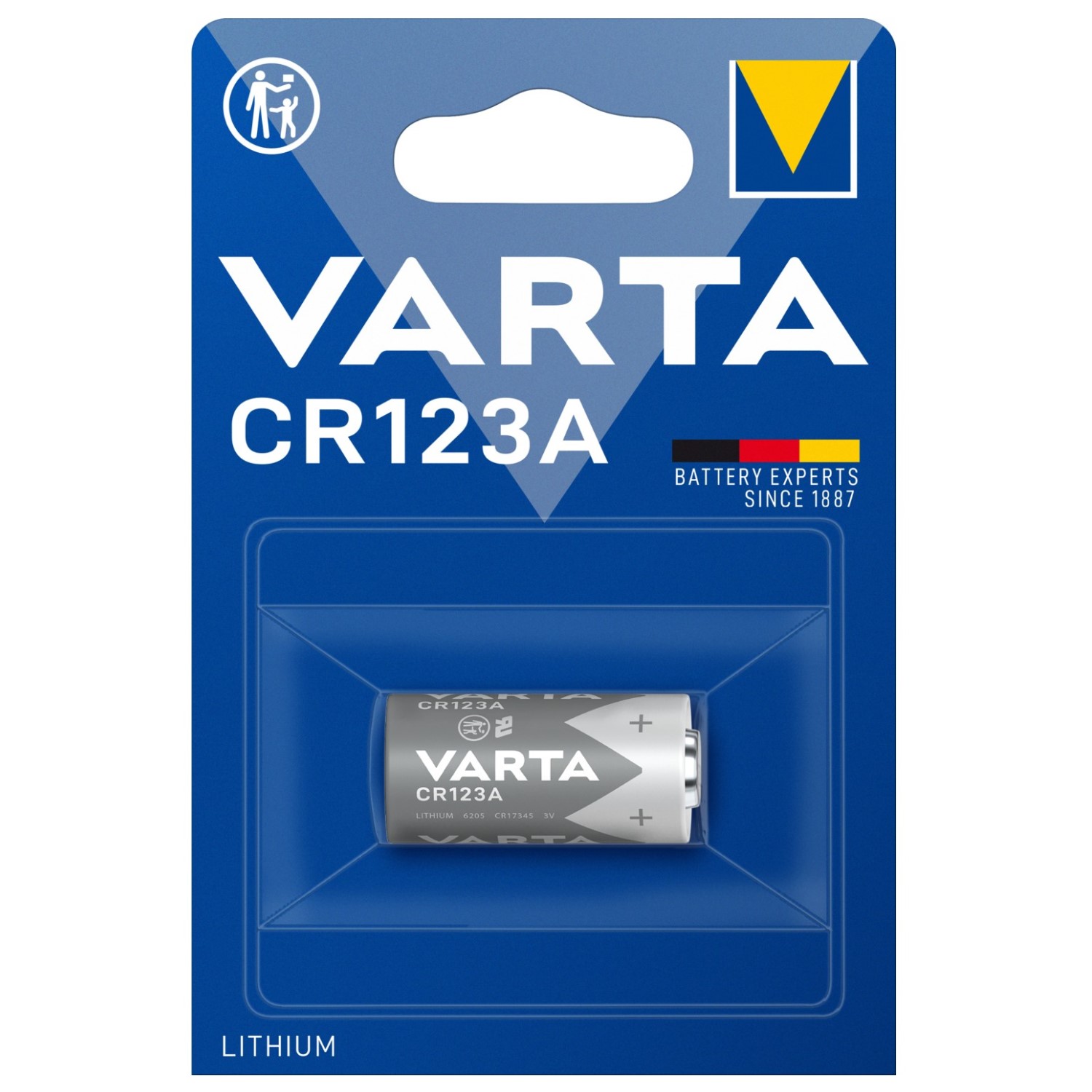 VARTA CR123A 3 VOLT LİTYUM PİL TEKLİ PAKET FİYAT (5271)