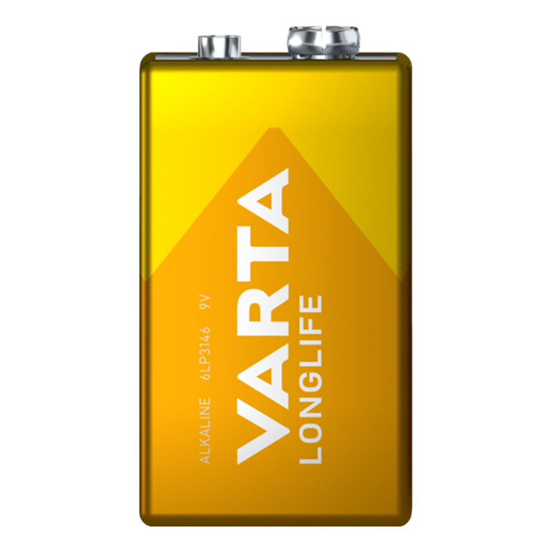 VARTA LONGLIFE POWER ALKALİN 9 VOLT PİL TEKLİ PAKET FİYAT (5271)