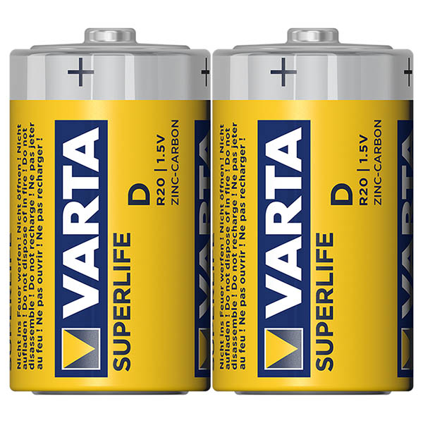 VARTA SUPERLIFE ÇİNKO BÜYÜK BOY D PİL 24LÜ PAKET FİYAT (5271)