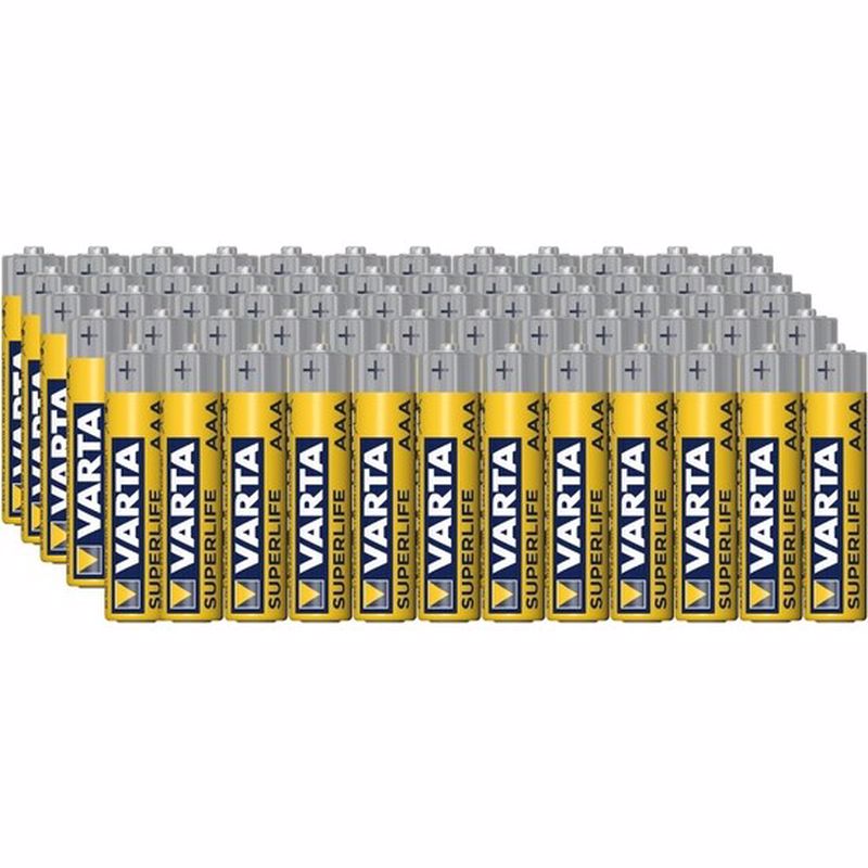 VARTA SUPERLIFE ÇİNKO AA KALEM PİL 60LI PAKET FİYAT (5271)