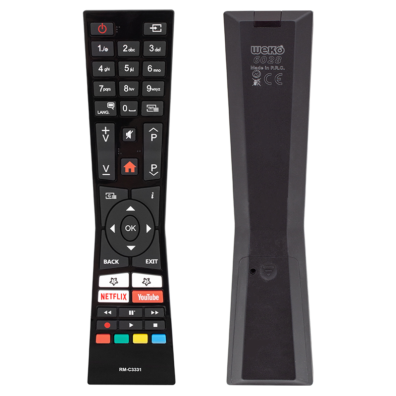 -VESTEL-JVC RM-C3331 NETFLIX-YOUTUBE TUŞLU LCD-LED TV KUMANDA (5271)
