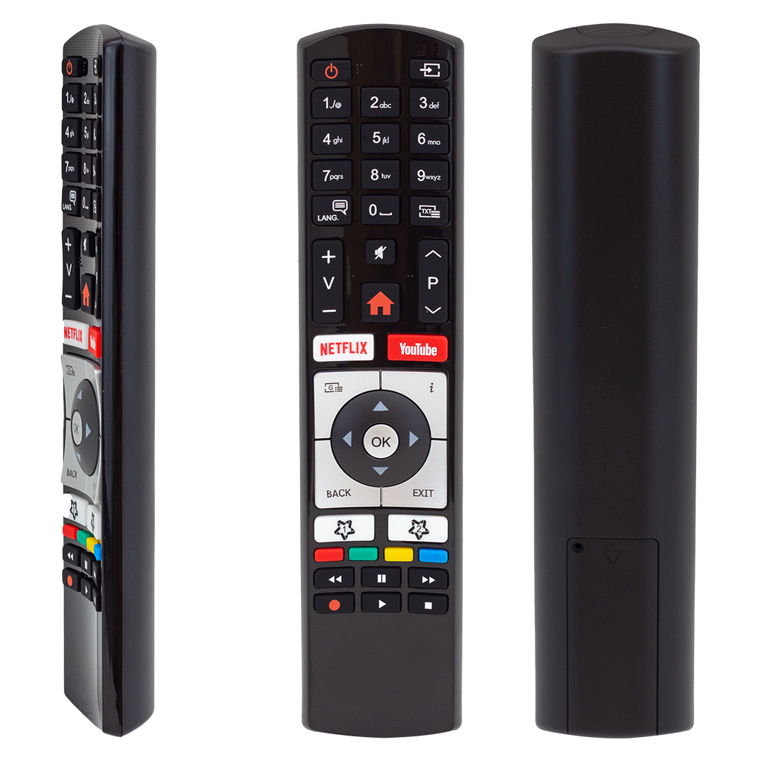 VESTEL RC4318 H0362A NETFLIX-YOUTUBE TUŞLU TV KUMANDA YAZISIZ (30100823) (5271)