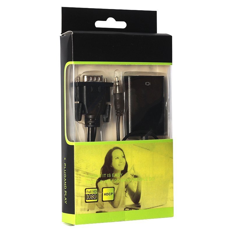 VGA ERKEK TO HDMI DİŞİ DÖNÜŞTÜRÜCÜ KABLO (5271)