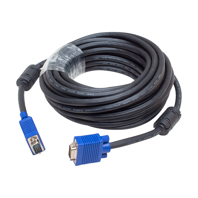 VGA KABLO 15 PİN 3+6 ERKEK/ERKEK 10M KUTULU (5271) VGA KABLO 15 PİN 3+6 ERKEK/ERKEK 10M KUTULU (5271)