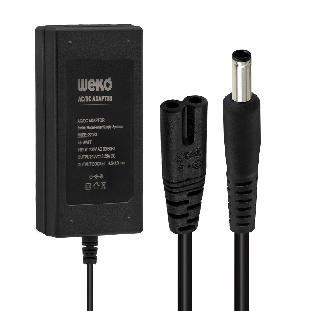 12 VOLT 3.25 AMPER 4.5X3.0MM UÇLU NOTEBOOK ADAPTÖR YERLİ ÜRETİM (5271)