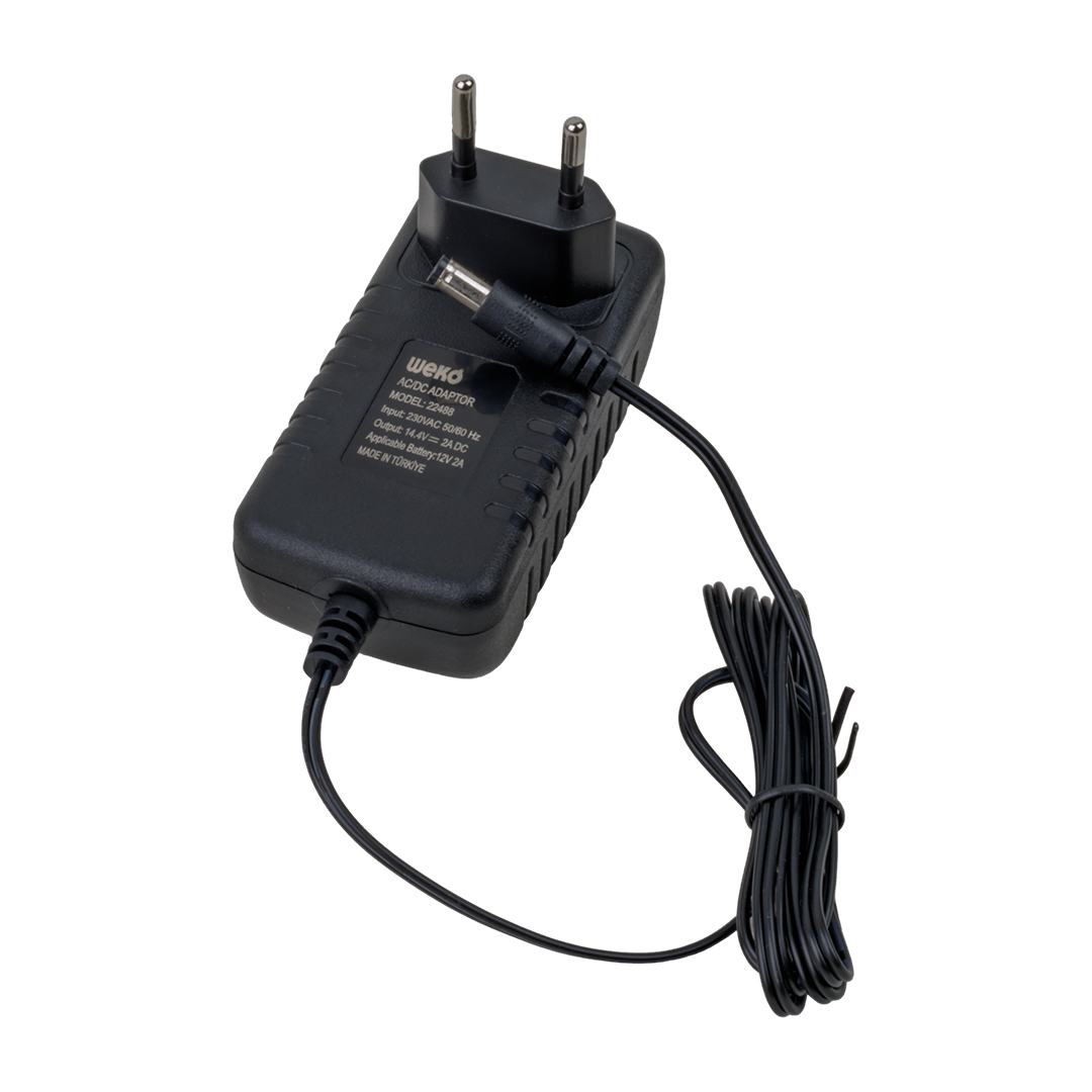 14.4 VOLT - 2 AMPER 5.5*2.5 UÇLU KIRMIZI YEŞİL LEDLİ YERLİ ÜRETİM AKÜ ŞARJ CİHAZI (OUT:12V-2A) (5271) 14.4 VOLT - 2 AMPER 5.5*2.5 UÇLU KIRMIZI YEŞİL LEDLİ YERLİ ÜRETİM AKÜ ŞARJ CİHAZI (OUT:12V-2A) (5271)