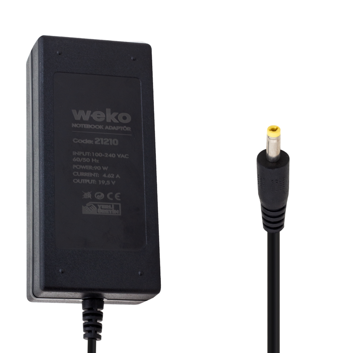 19.5 VOLT 4.62 AMPER 90 WATT 4.0*1.7 UÇLU NOTEBOOK ADAPTÖR YERLİ ÜRETİM (5271)