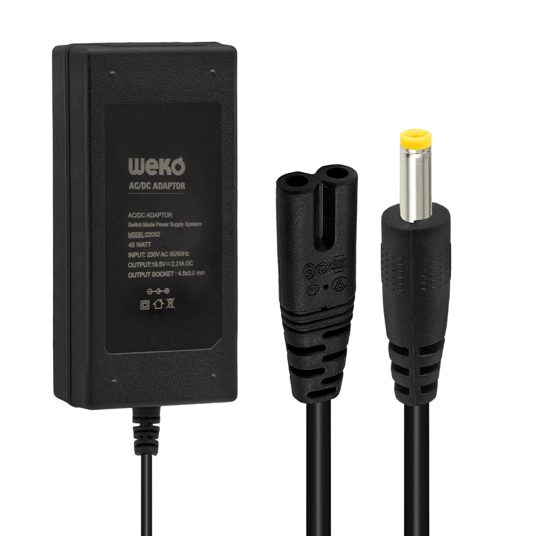 19.5 VOLT 2.31 AMPER 4.5X3.0MM UÇLU NOTEBOOK ADAPTÖR YERLİ ÜRETİM (5271)
