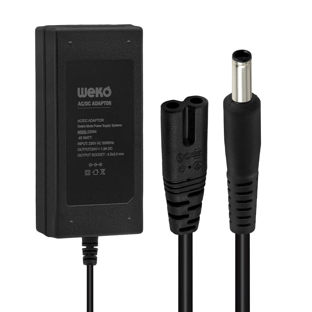 24 VOLT 1.9 AMPER 4.5X3.0MM UÇLU NOTEBOOK ADAPTÖR YERLİ ÜRETİM (5271)
