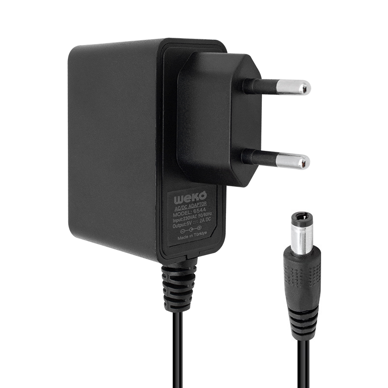5 VOLT - 2 AMPER -10 WATT 5.5*2.5 UÇLU PLASTİK KASA PRİZ TİP ADAPTÖR KUTULU YERLİ ÜRETİM (5271)