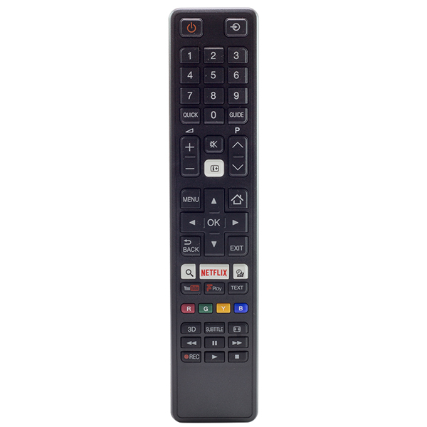 TOSHIBA CT-8069 NETFLIX*YOUTUBE TUŞLU SİYAH LCD/LED TV KUMANDA (5271)