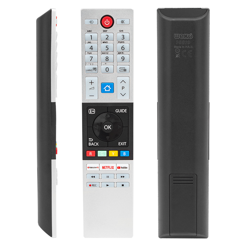TOSHIBA CT-8528 NETFLIX-YOUTUBE-RAKUTEN TV TUŞLU LCD-LED TV KUMANDA (5271)
