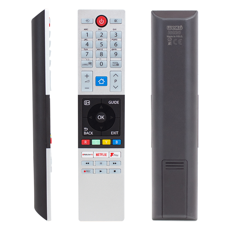 TOSHIBA CT-8533 NETFLIX-PLAY-RAKUTEN TV TUŞLU LCD-LED TV KUMANDA (5271)
