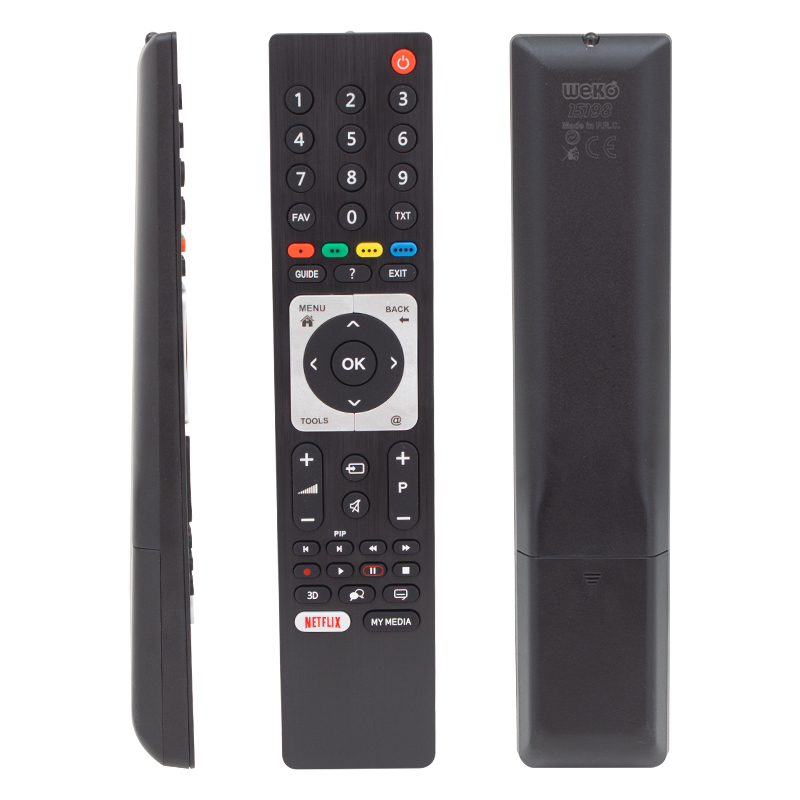 ARÇELİK-BEKO RC 3304805/01B RM-L271B NETFLIX TUŞLU LCD-LED TV KUMANDA (TS5187R-A1) (5271)