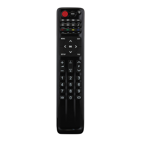SUNNY-AXEN RC0256/01 3D TUŞLU LCD-LED TV KUMANDA YAZISIZ (5271)