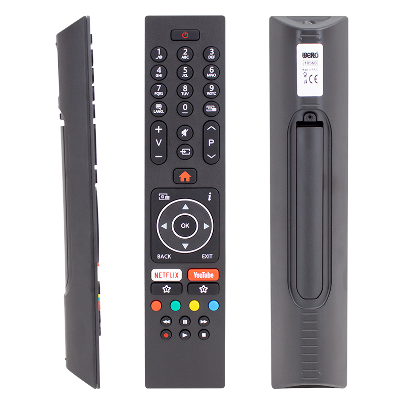 VESTEL 4K SMART 55UD8450 55 LCD-LED TV KUMANDA (RC43135 BLACK NOBRAND V2) YAZISIZ (5271)