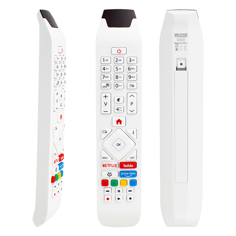 VESTEL RCA343140P YOUTUBE-NETFLIX-PRIME VIDEO TUŞLU LCD-LED TV KUMANDA BEYAZ (5271)