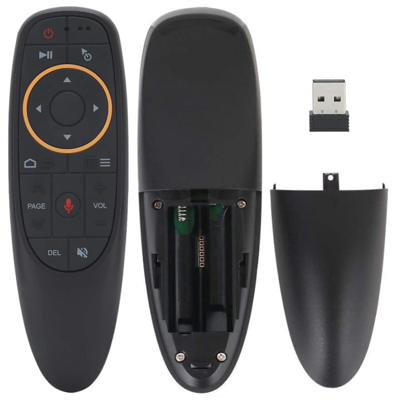 G10 ANDROID-WINDOWS-MAC-LINUX-TV BOX UYUMLU SES KOMUTLU AIR MOUSE 2.4GHZ SMART TV AKILLI KUMANDA (5271)