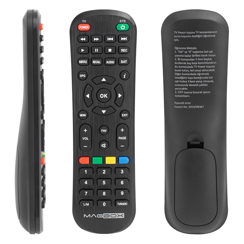MAGBOX LMLİ DRAGON LUNA 2020 SERİSİ TV ÖZELLİKLİ AKILLI UYDU KUMANDASI (TÜM LMLİ KUMANDALARA UYAR) (5271)