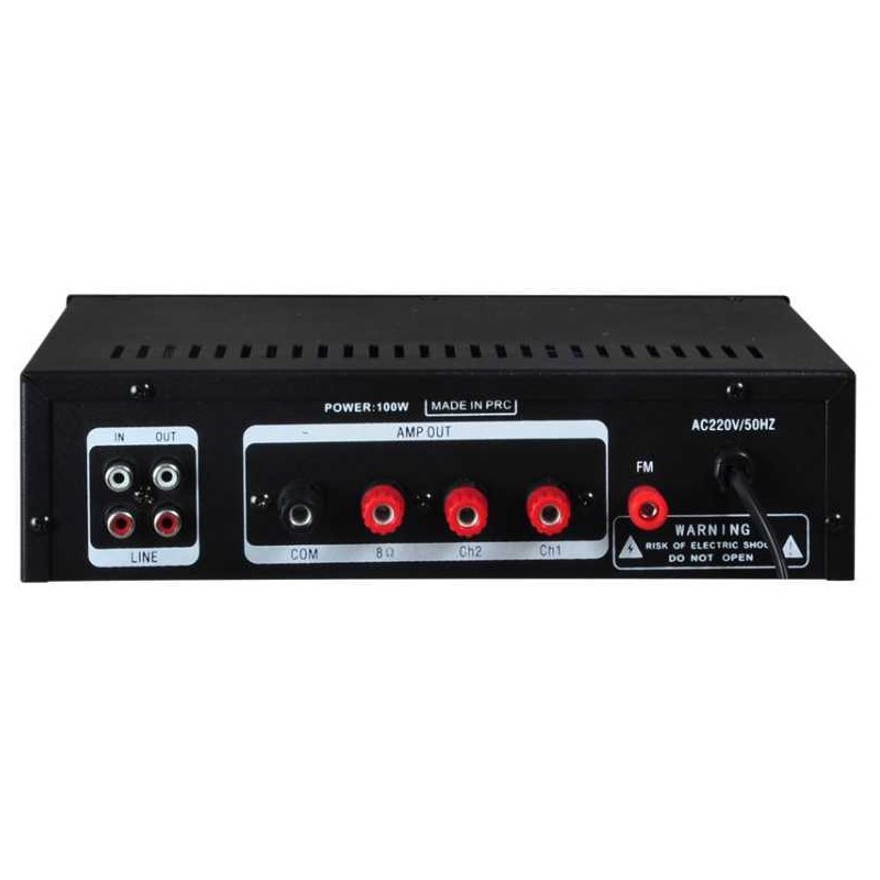 WESTA WM-605U 2 BÖLGELİ 2 MİK. GİRİŞLİ 100 WATT TRAFOLU ANFİ (5271)