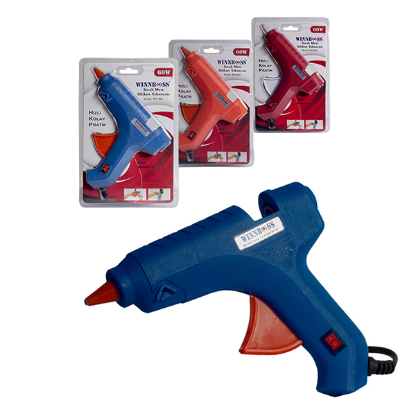 WINNBOSS WN-1162 40 WATT ANAHTARLI SICAK MUM SİLİKON TABANCASI (5271)