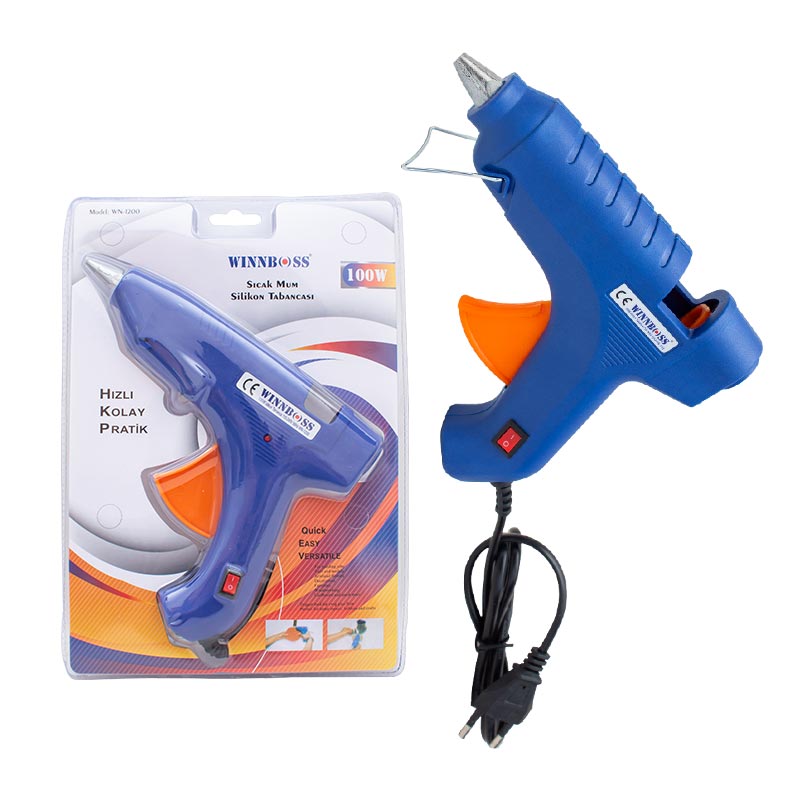 WINNBOSS WN-1200 100 WATT ANAHTARLI SICAK MUM SİLİKON TABANCASI (5271)