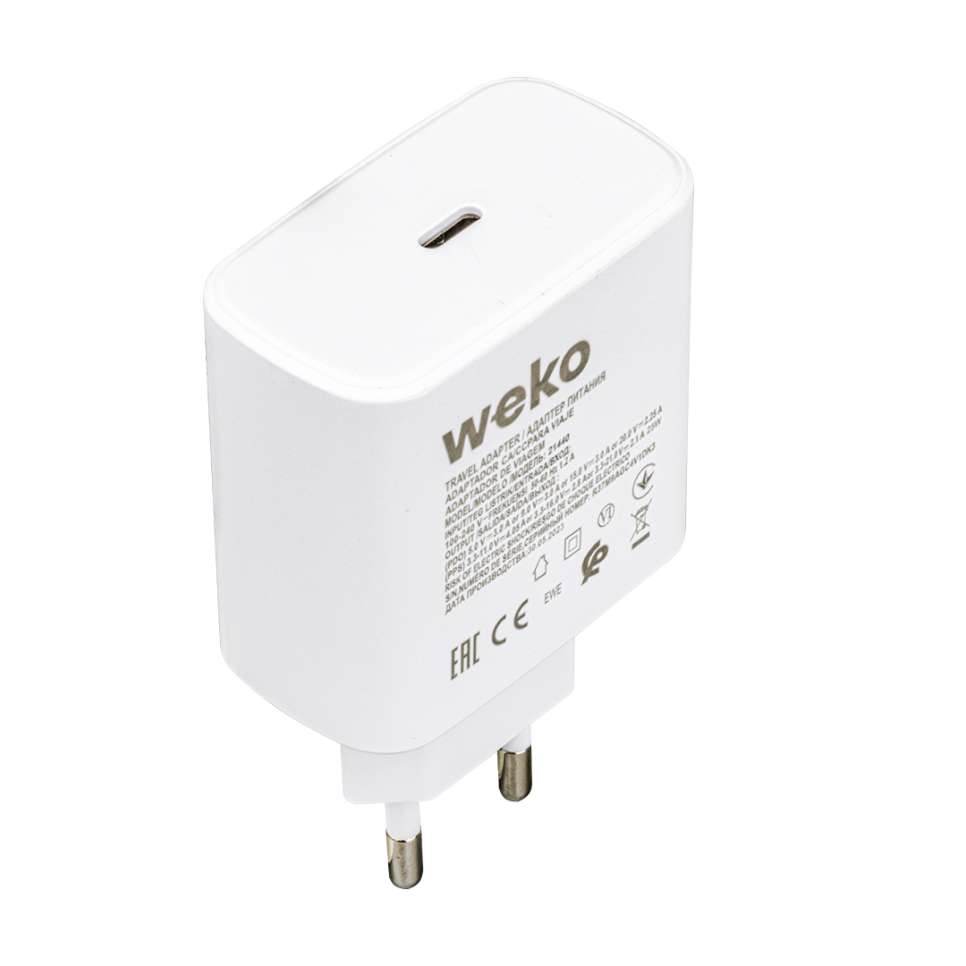 WK-21440 S11-C 25 WATT ŞARJ BAŞLIK ADAPTÖRÜ + TYPE-C TO TYPE-C KABLO (NO:9T) (5271)