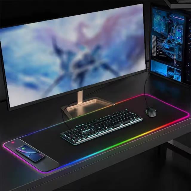 XL RGB Gaming Mouse Pad Wireless Telefon Şarj Destekli 14 Modlu (5271) XL RGB Gaming Mouse Pad Wireless Telefon Şarj Destekli 14 Modlu (5271)