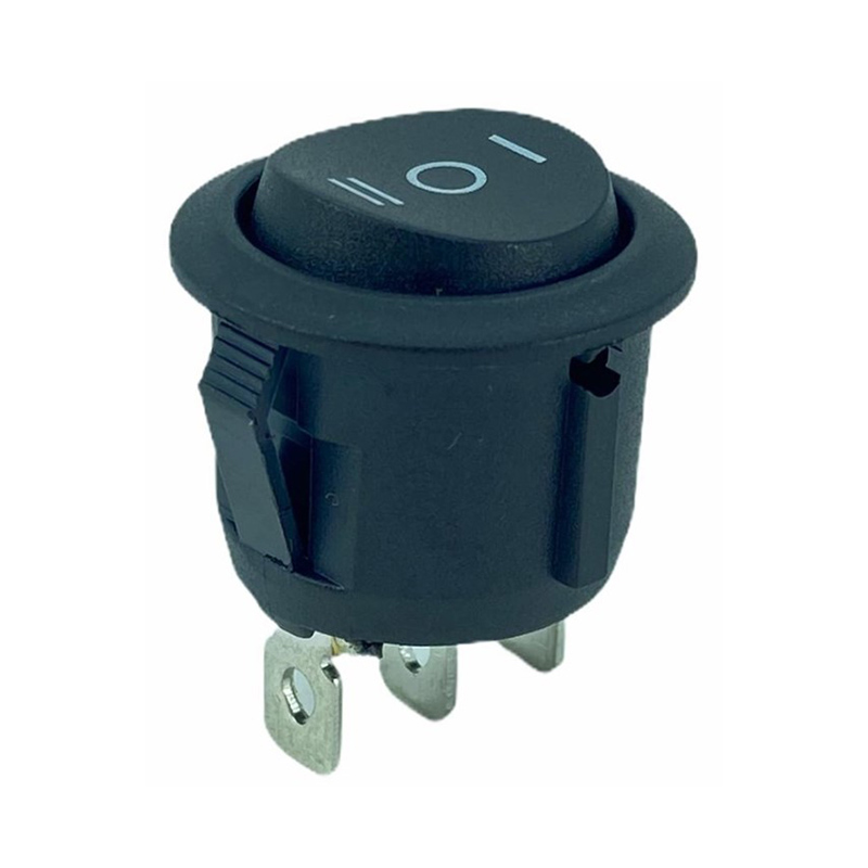 YAYLI YUVARLAK IŞIKSIZ ANAHTAR ON-OFF-ON 3P (IC-134-2) (5271)